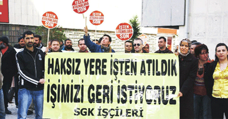SGK ‘lı işcileri isyanda